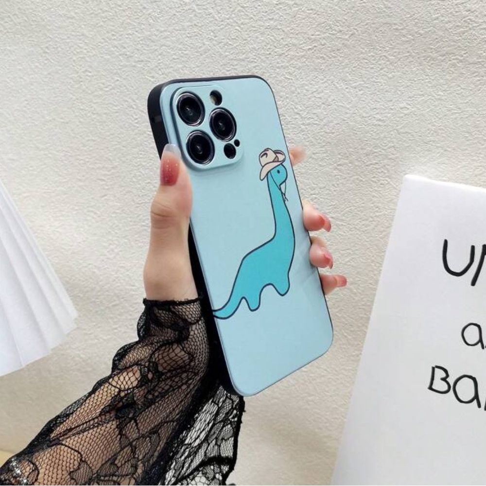 ⚠️Clearance iPhone 15 Blue Dinosaur Phone Case - Picture 5 of 5